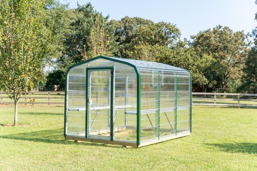 Monoslope greenhouse