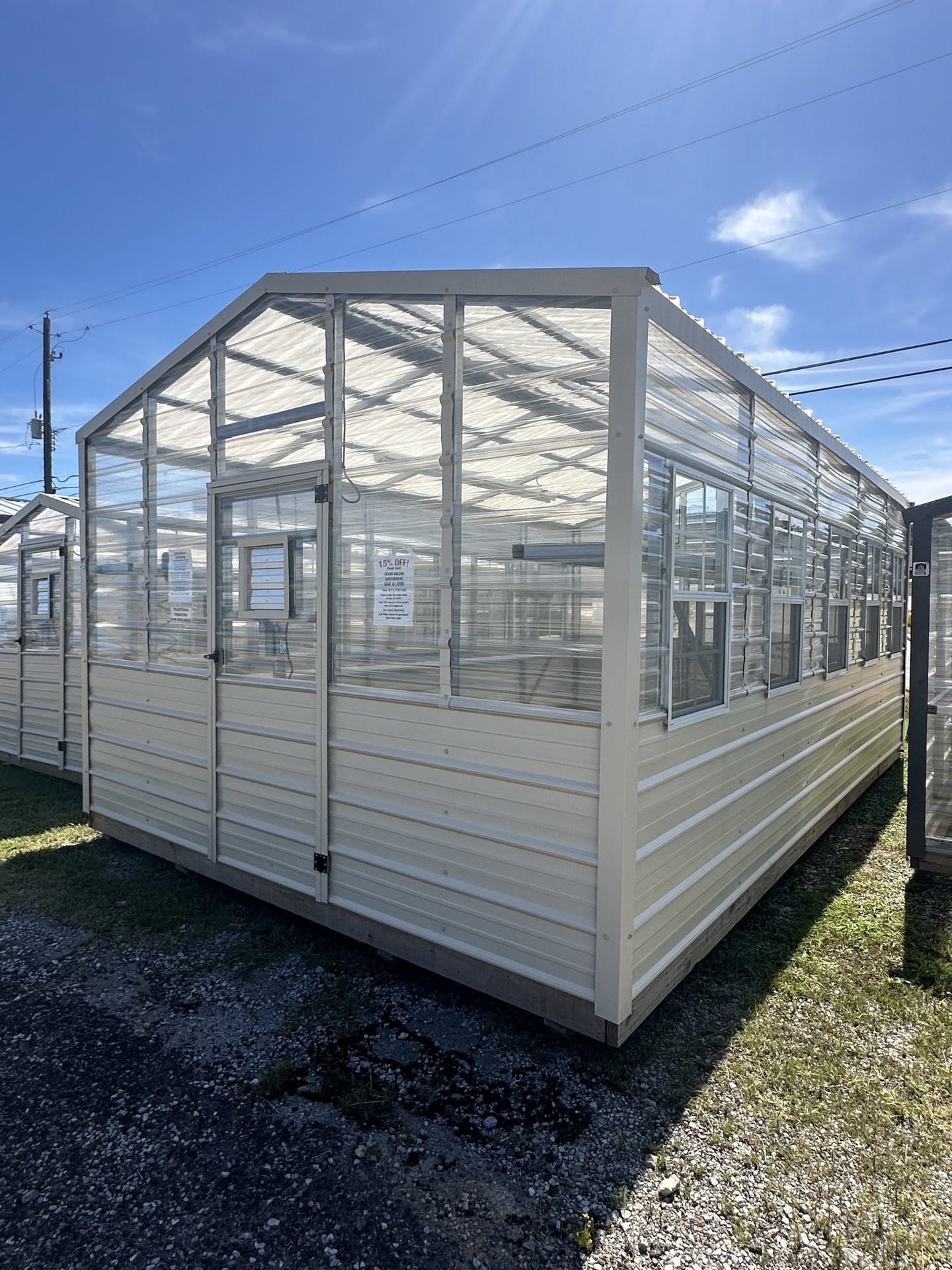 12x20 Greenhouse Deluxe serial DSGR-8322-1220-190924