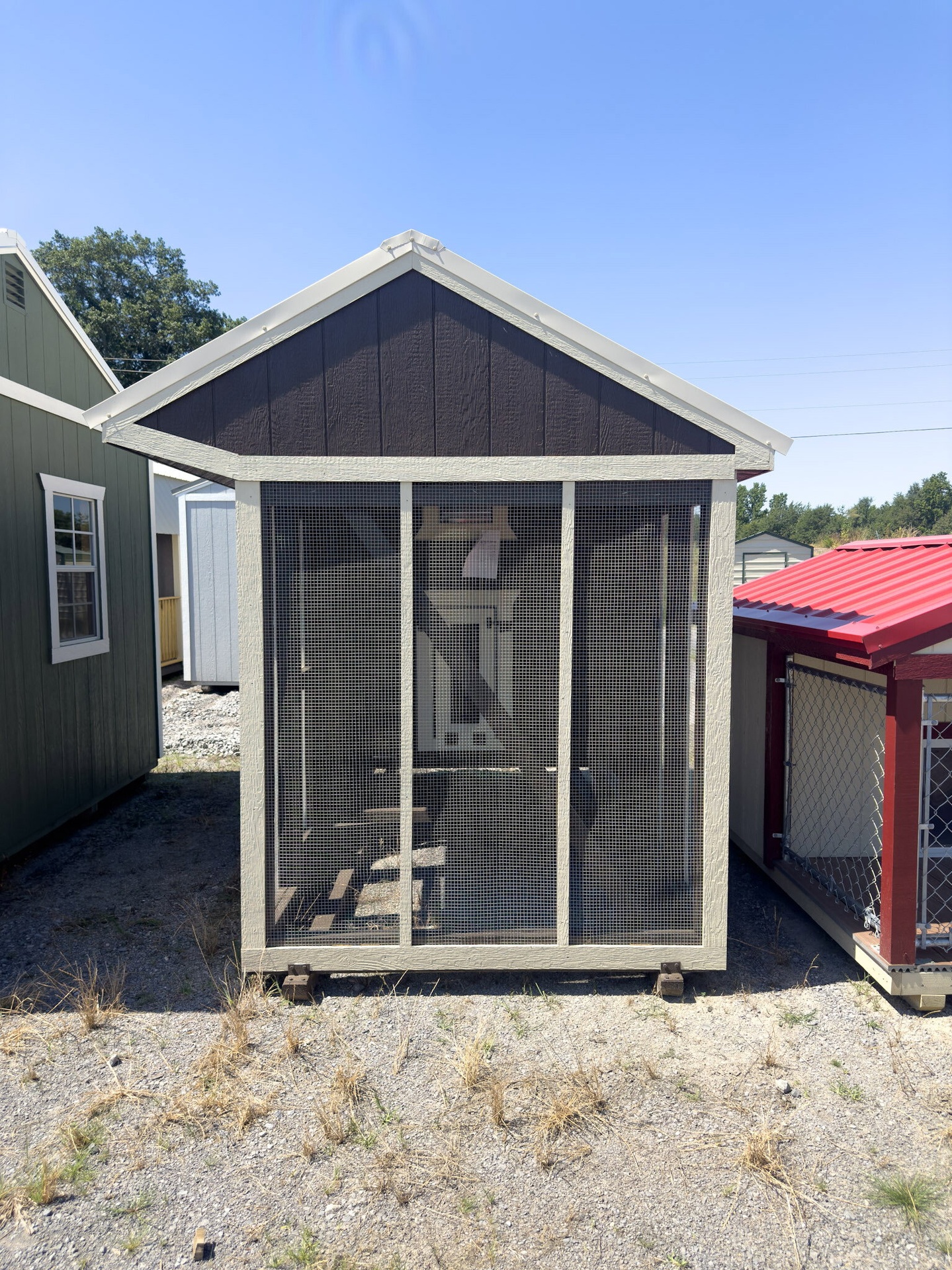 6x12 Cottage Style Chicken Coop & Run serial CSCR-7840-0612-280224