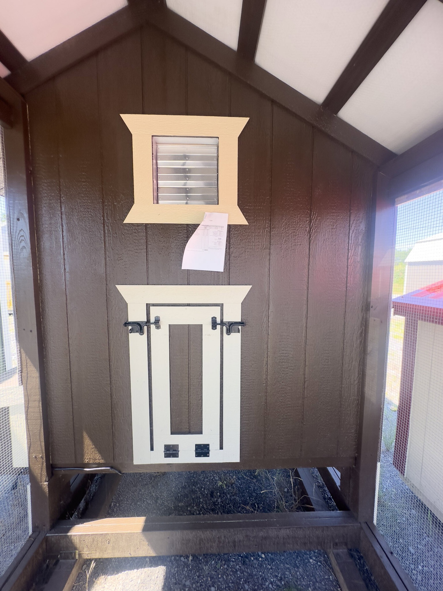 6x12 Cottage Style Chicken Coop & Run serial CSCR-7840-0612-280224