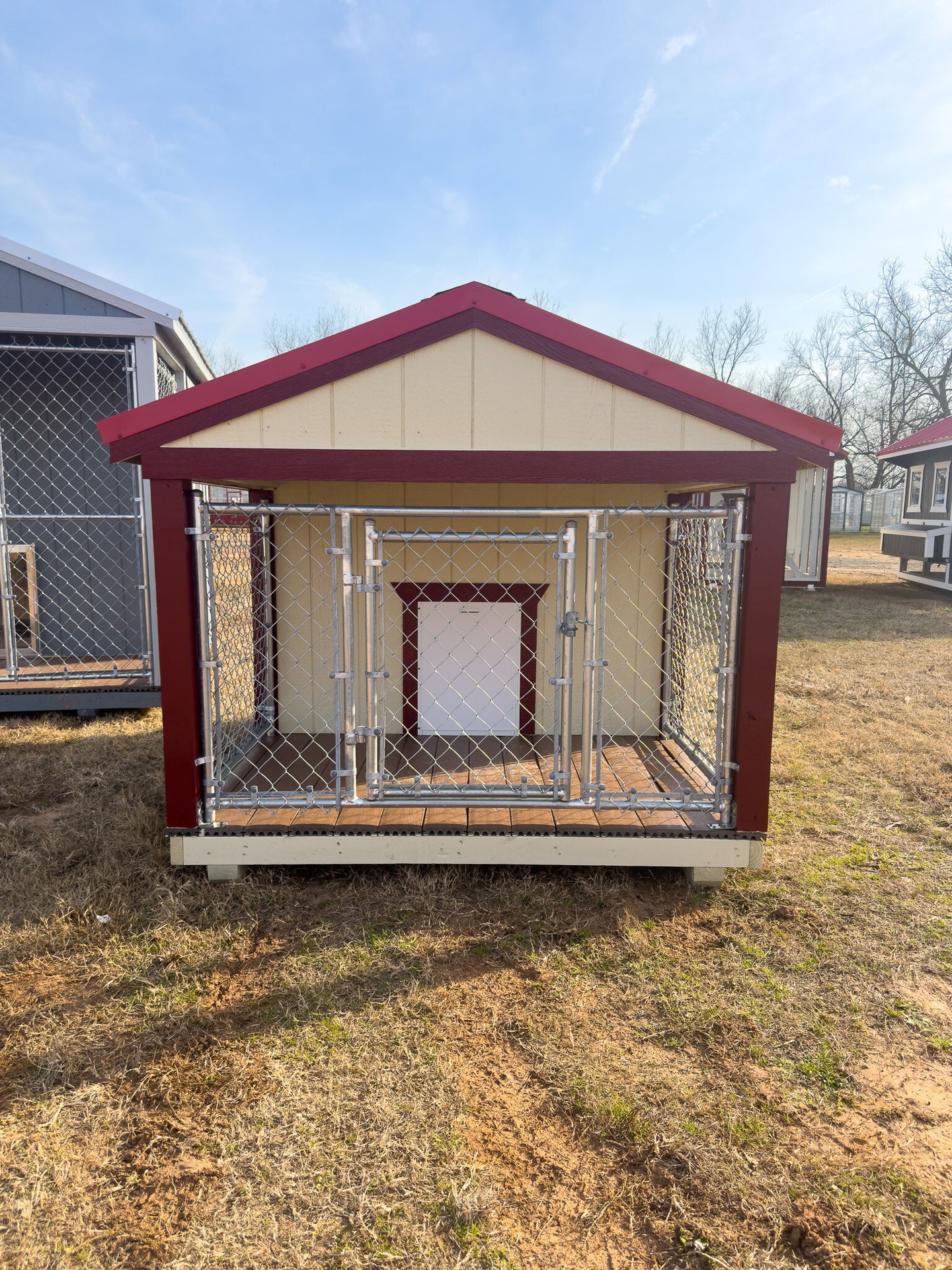 6x8 Low Profile Single Dog Kennel serial LPDK-7551-0608-061123