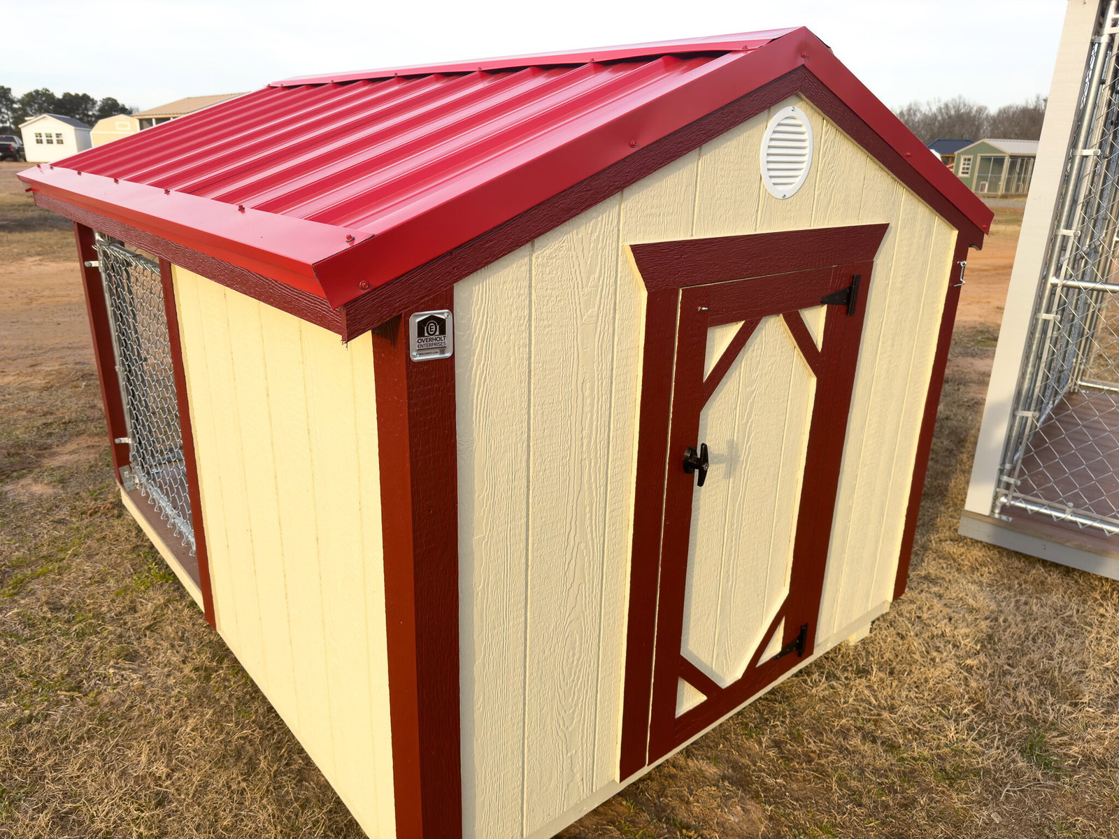 6x8 Low Profile Single Dog Kennel serial LPDK-7551-0608-061123