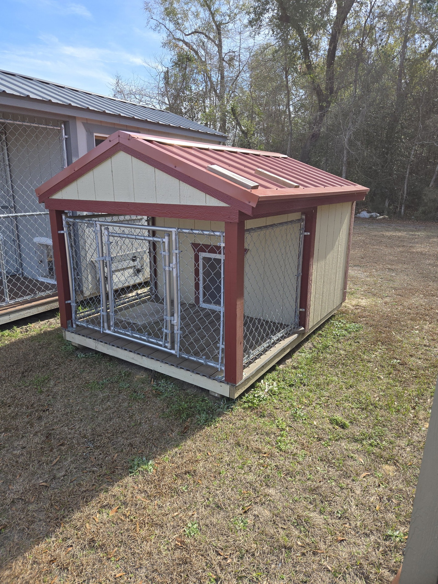 6x8 Low Profile Single Dog Kennel serial LPDK-8202-0608-190624
