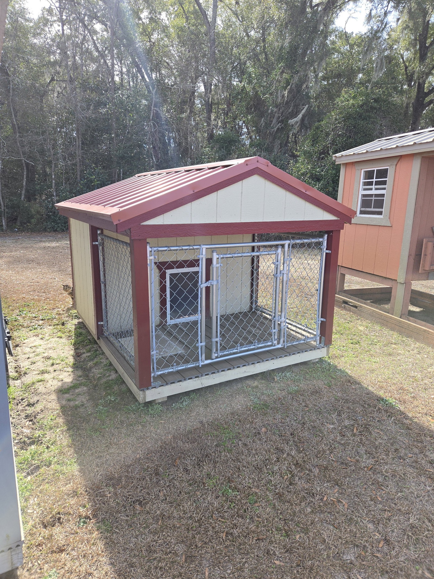 6x8 Low Profile Single Dog Kennel serial LPDK-8202-0608-190624