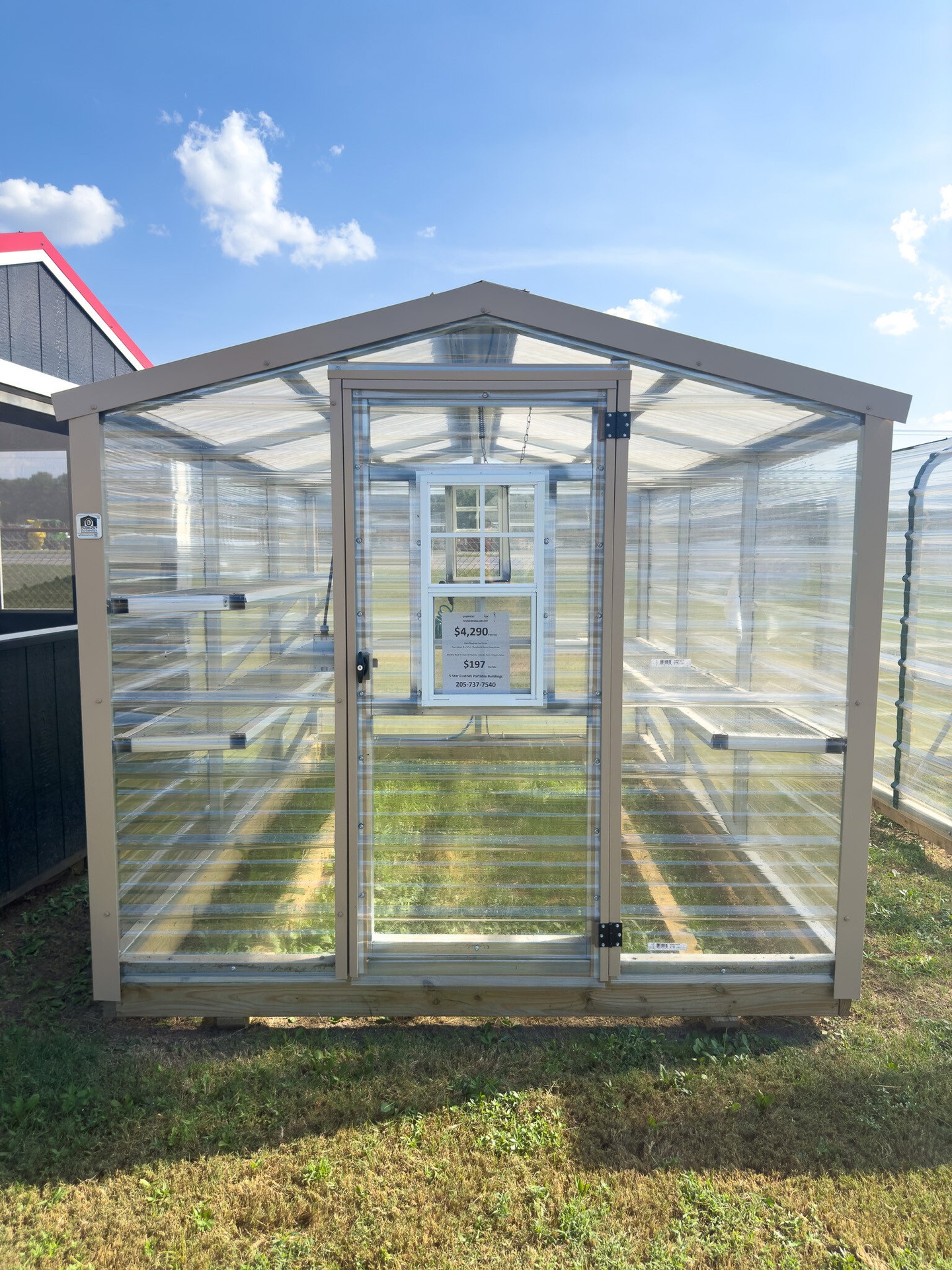 8x12 Greenhouse serial AFSG-6483-0812-091222