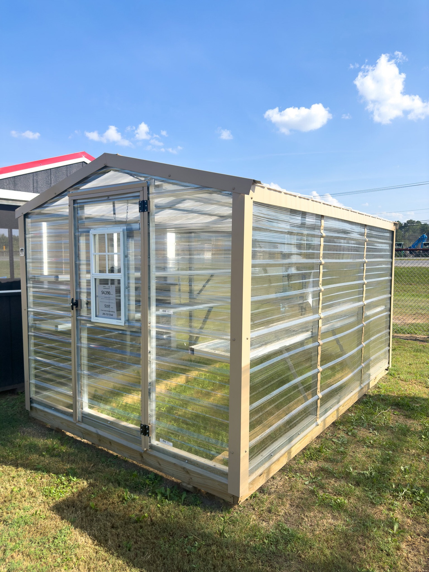 8x12 Greenhouse serial AFSG-6483-0812-091222