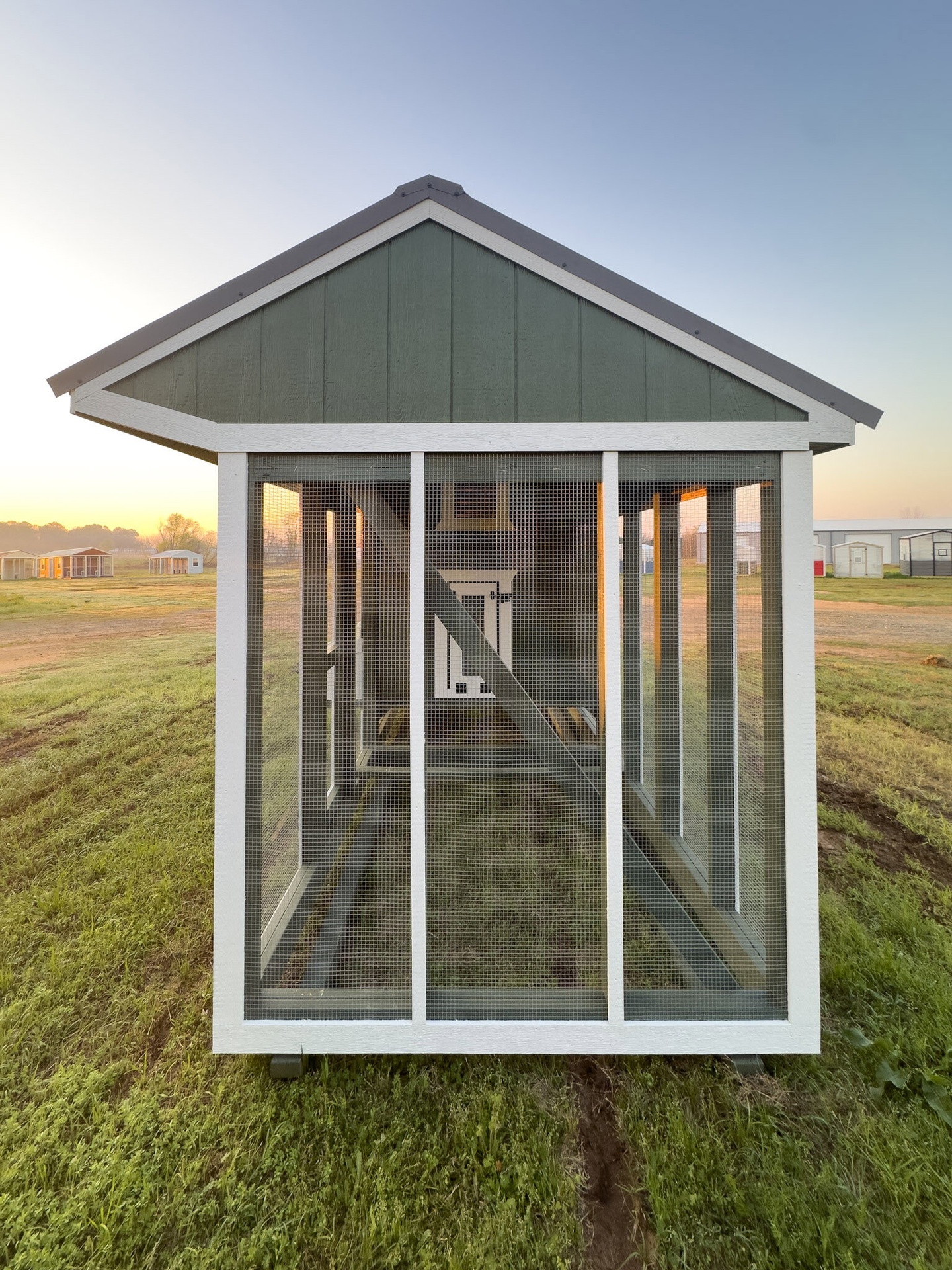 6x15x7 Cottage Style Chicken Coop & Run serial CSCR-9341-0615-051225