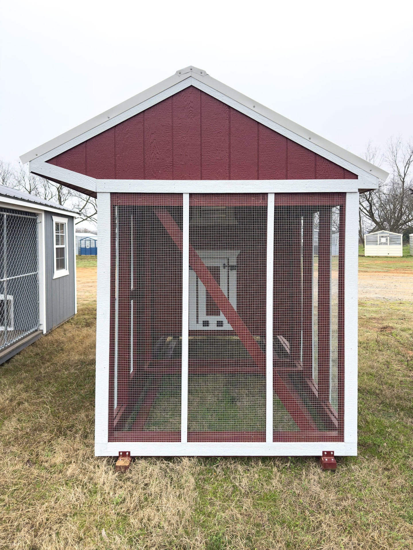 6x12 Cottage Style Chicken Coop & Run serial CSCR-8500-0612-061224