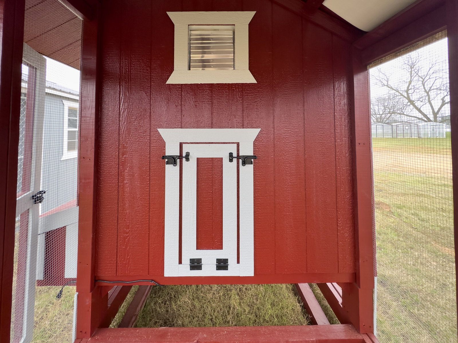 6x12 Cottage Style Chicken Coop & Run serial CSCR-8500-0612-061224
