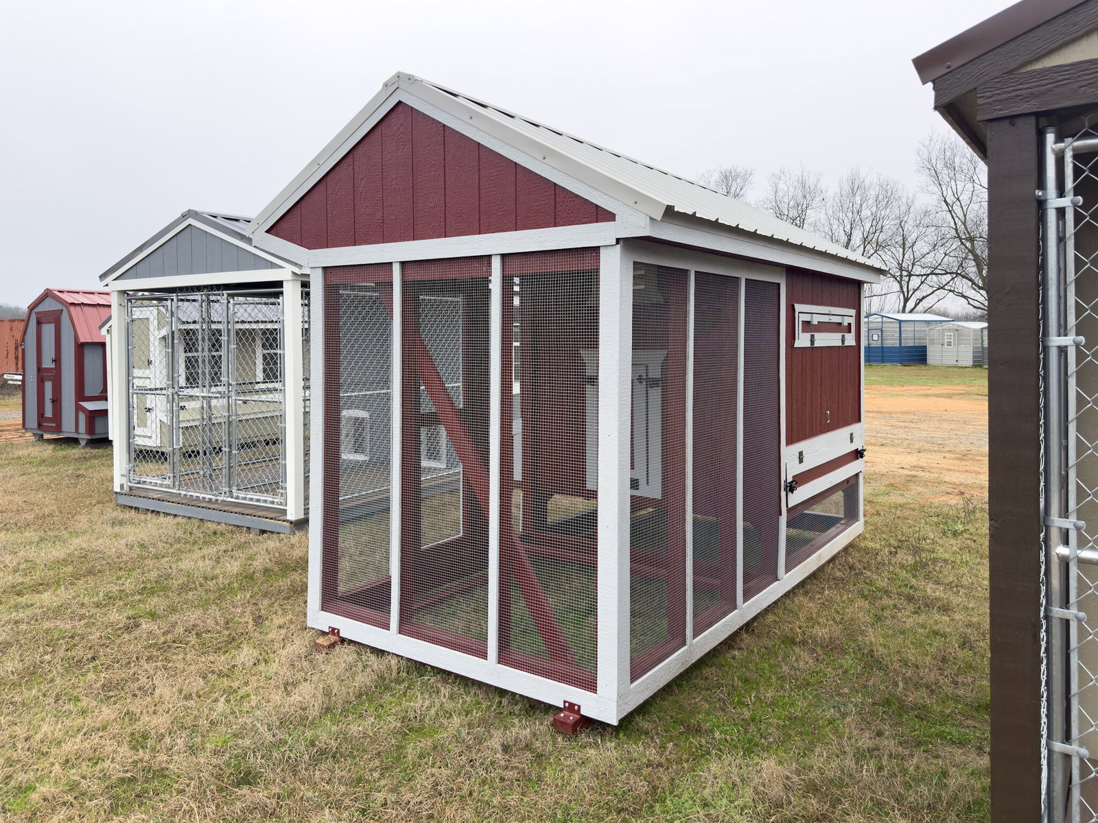 6x12 Cottage Style Chicken Coop & Run serial CSCR-8500-0612-061224