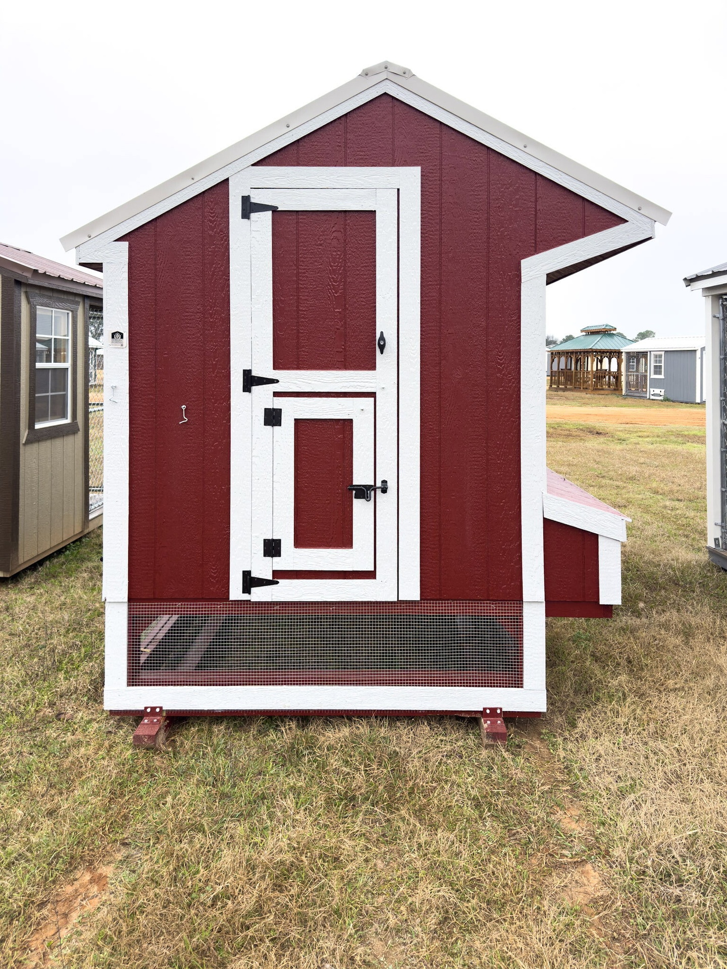 6x12 Cottage Style Chicken Coop & Run serial CSCR-8500-0612-061224