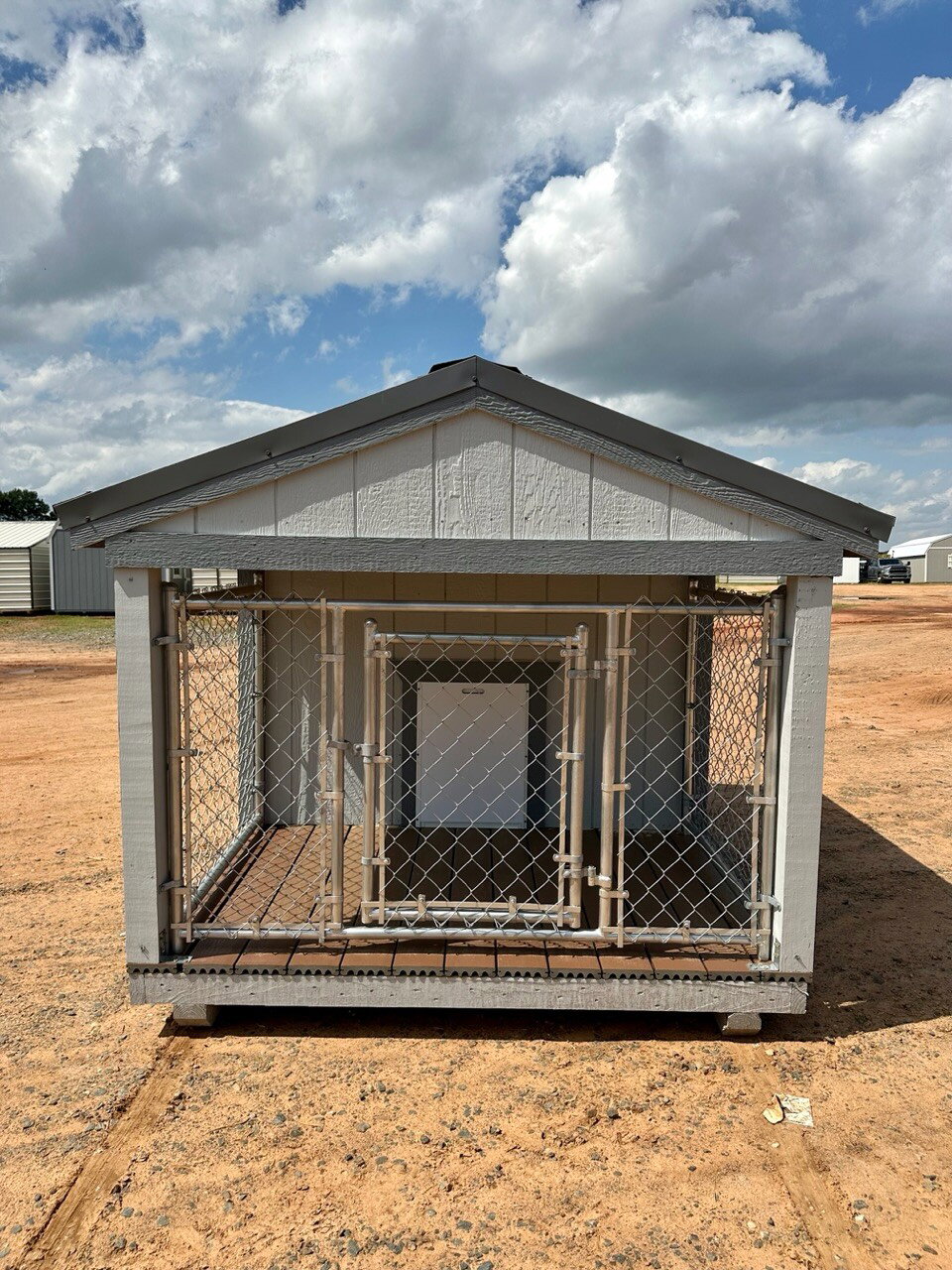 6x8 Low Profile Single Dog Kennel serial LPSAFDK-4867-0608-270821