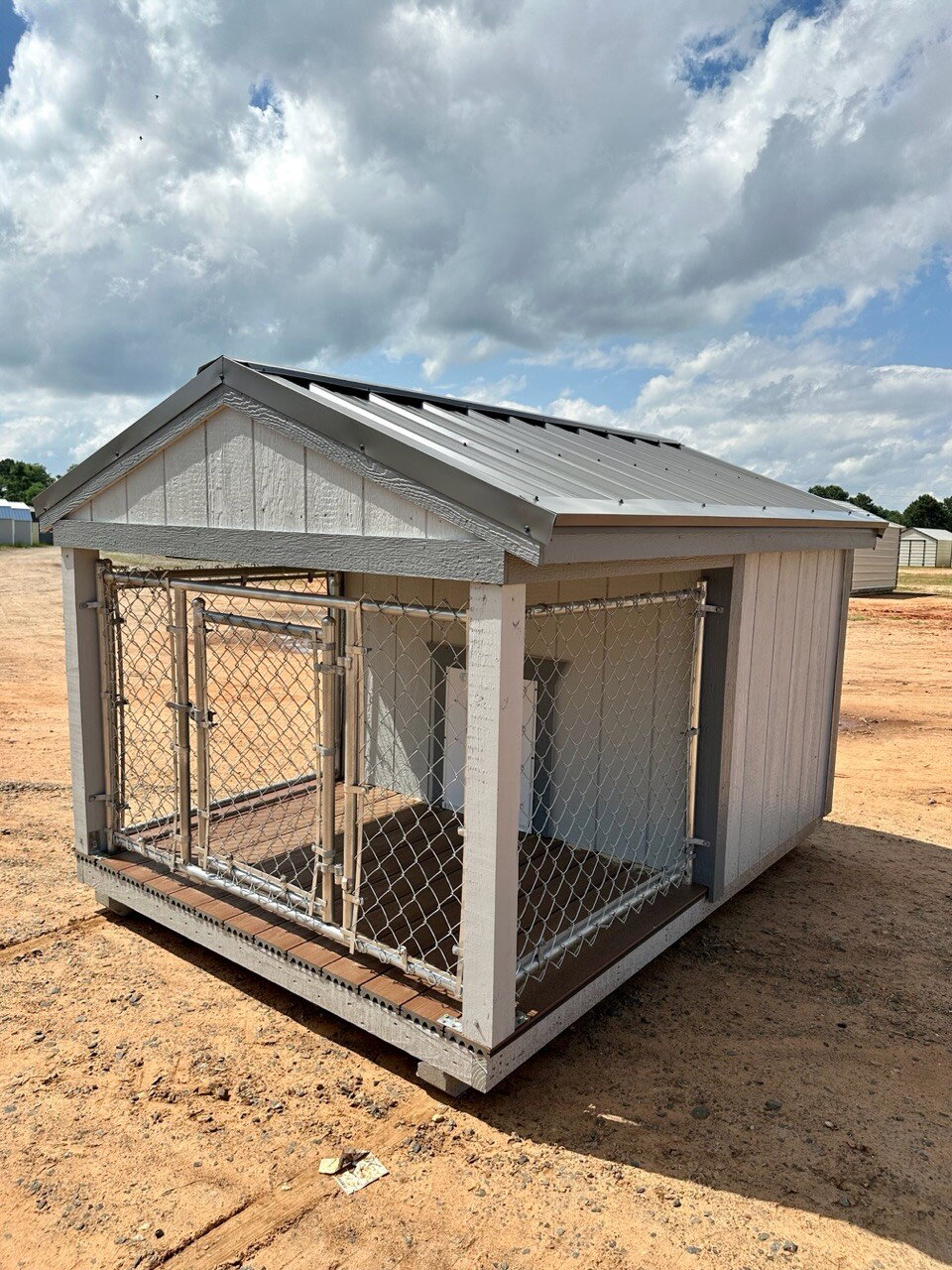6x8 Low Profile Single Dog Kennel serial LPSAFDK-4867-0608-270821