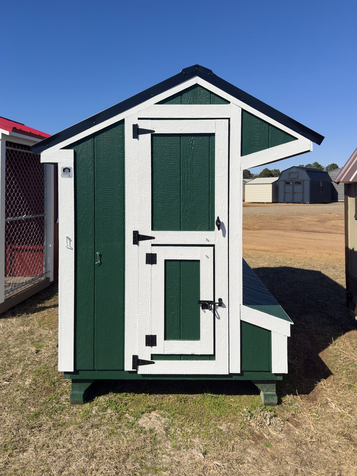 5x8 Cottage Style Chicken Coop serial CSCC-9372-0508-151225
