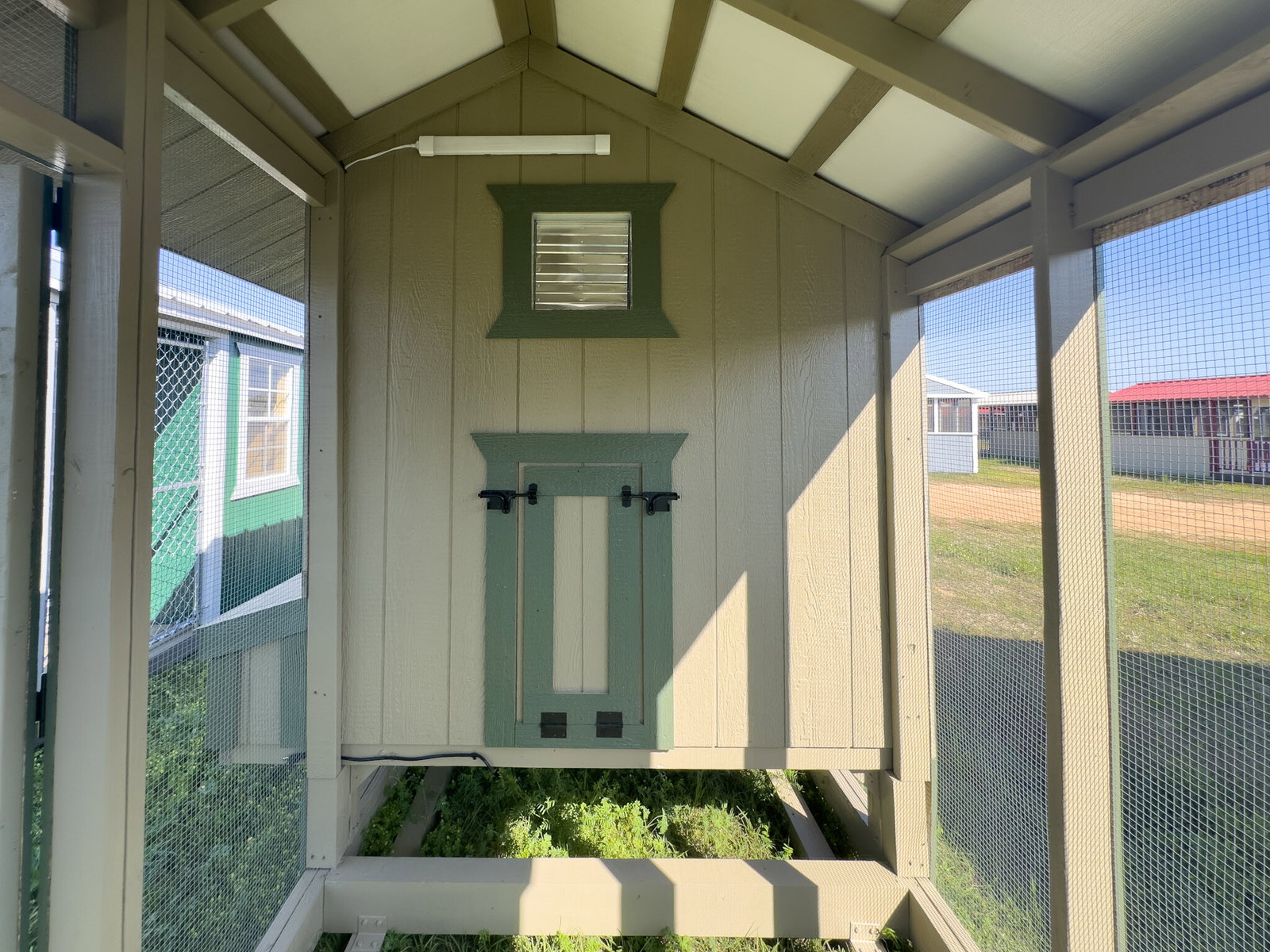 6x15x7 Cottage Style Chicken Coop & Run serial CSCR-9370-0615-151225
