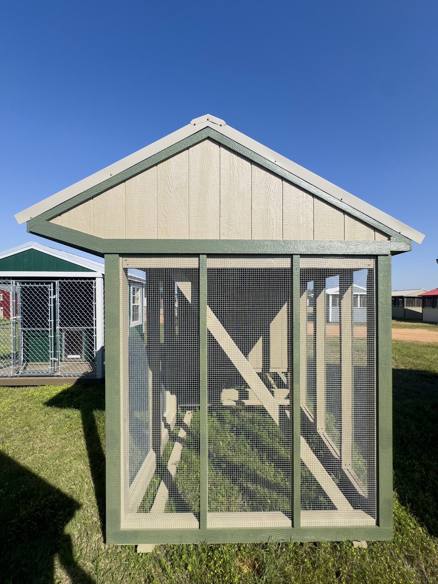 6x15x7 Cottage Style Chicken Coop & Run serial CSCR-9370-0615-151225