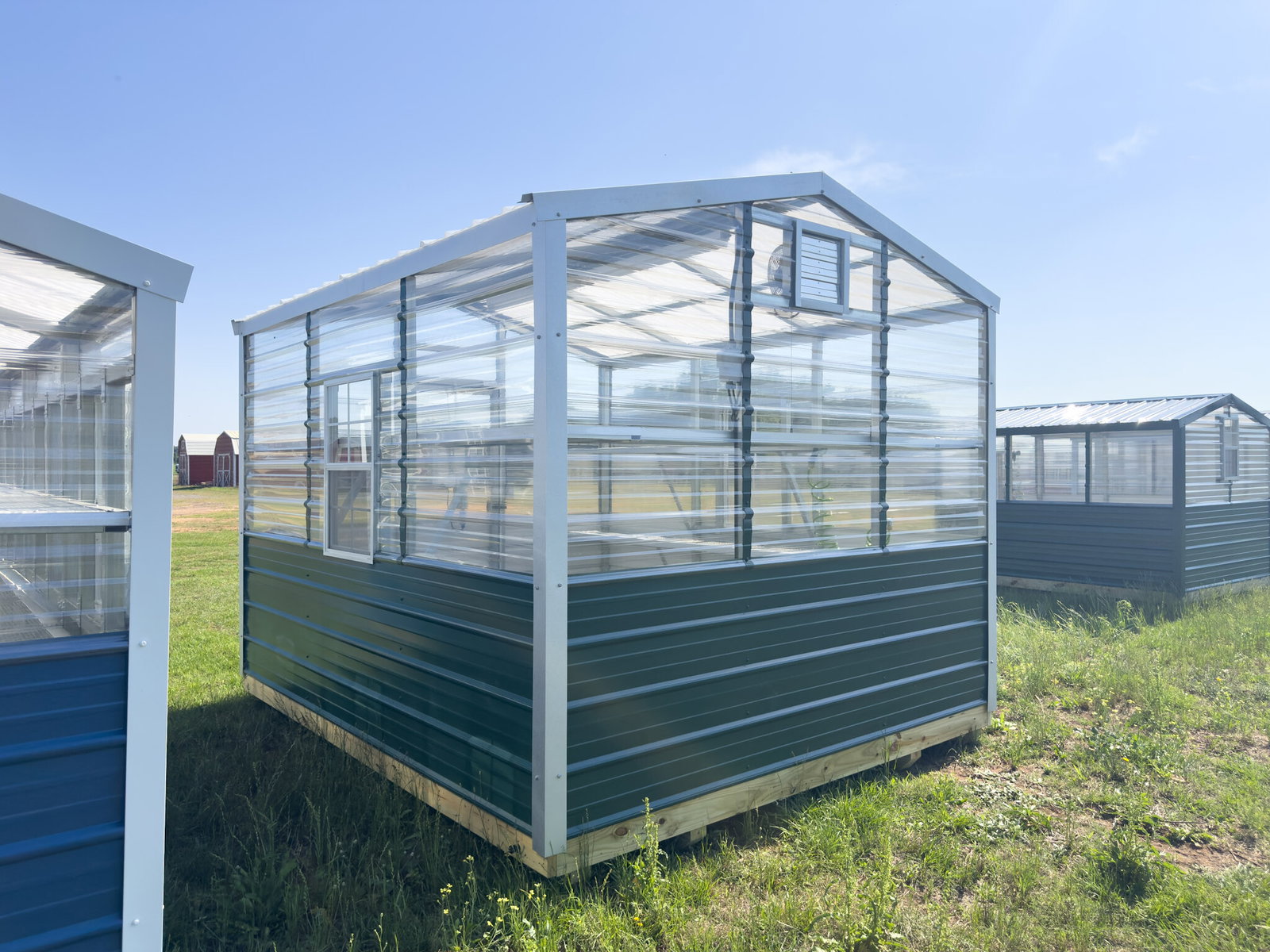 10x12 Greenhouse Deluxe serial DSGR-9386-1012-080126