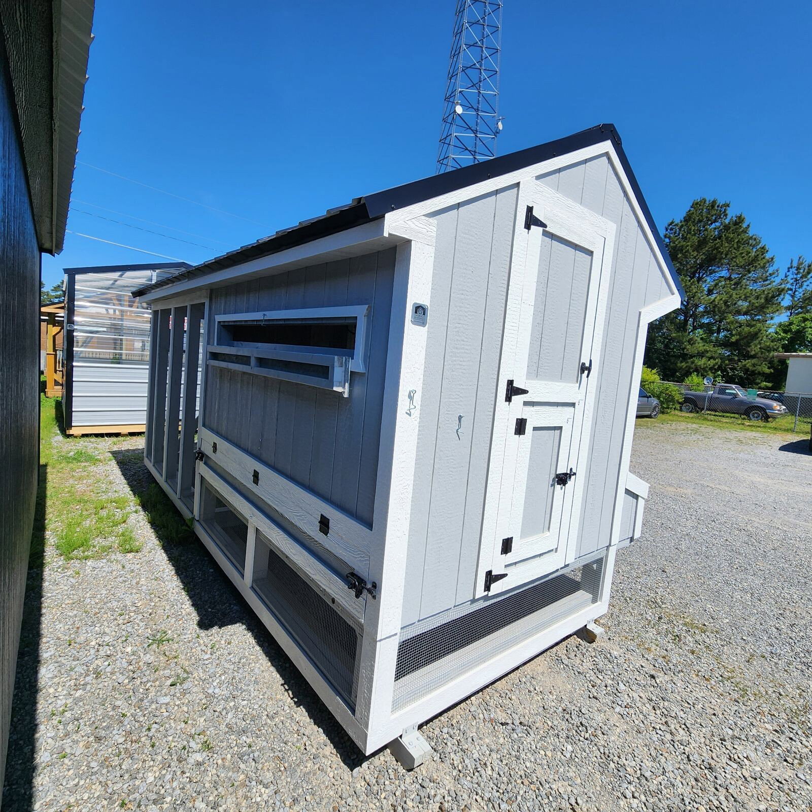 6x15x7 Cottage Style Chicken Coop & Run serial CSCR-9528-0615-030426