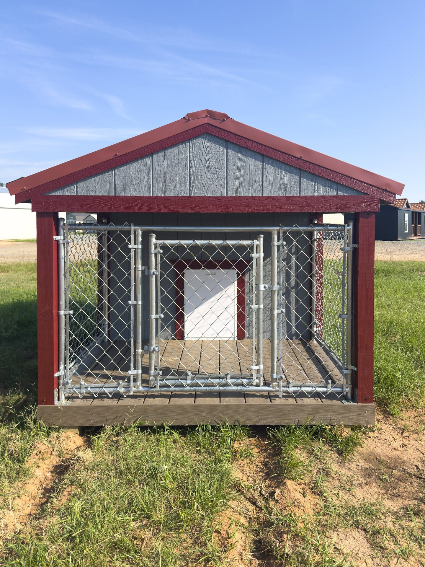 6x8 Low Profile Single Dog Kennel serial LPDK-9551-0608-080426