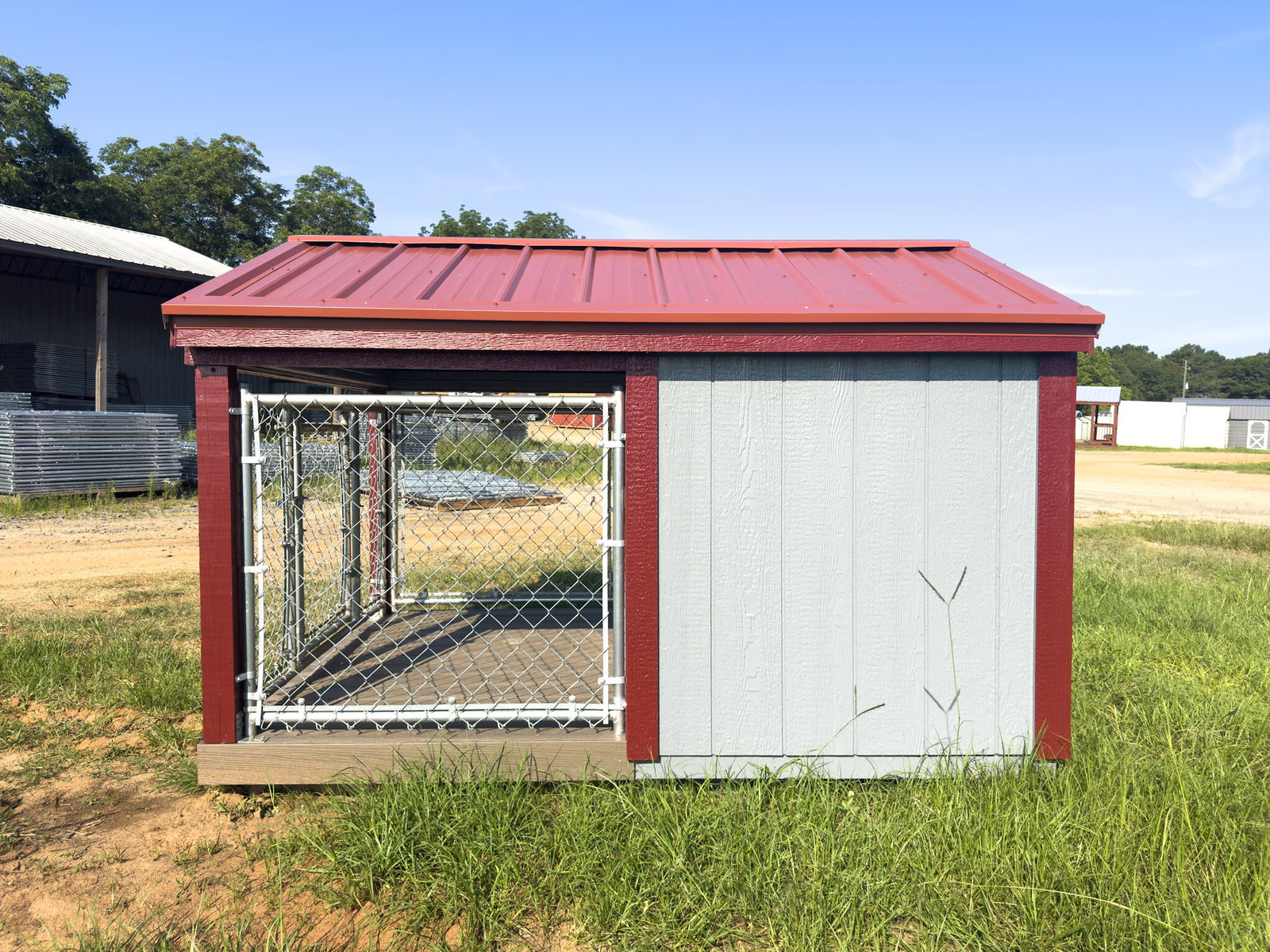 6x8 Low Profile Single Dog Kennel serial LPDK-9551-0608-080426