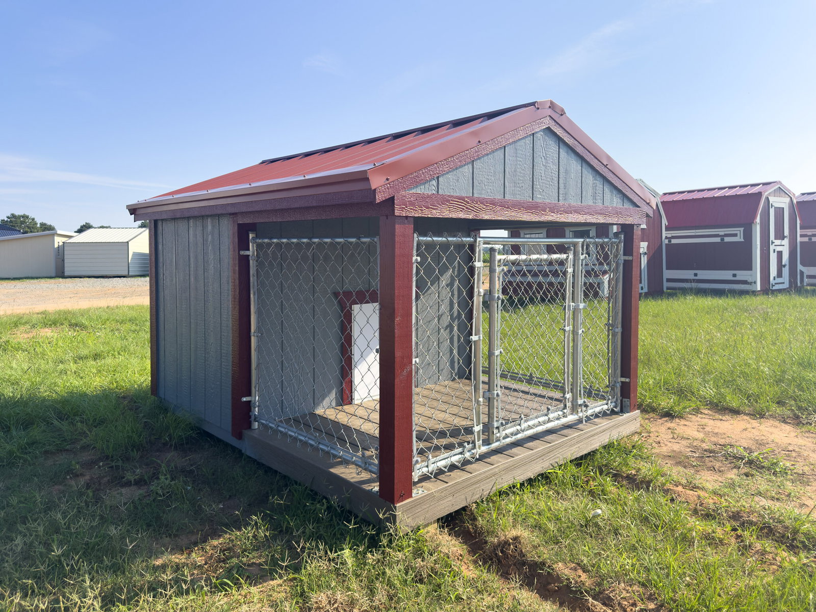 6x8 Low Profile Single Dog Kennel serial LPDK-9551-0608-080426