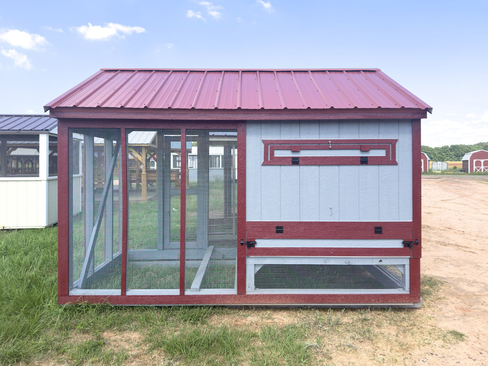 6x12 Cottage Style Chicken Coop & Run serial CSCR-8768-0612-140425