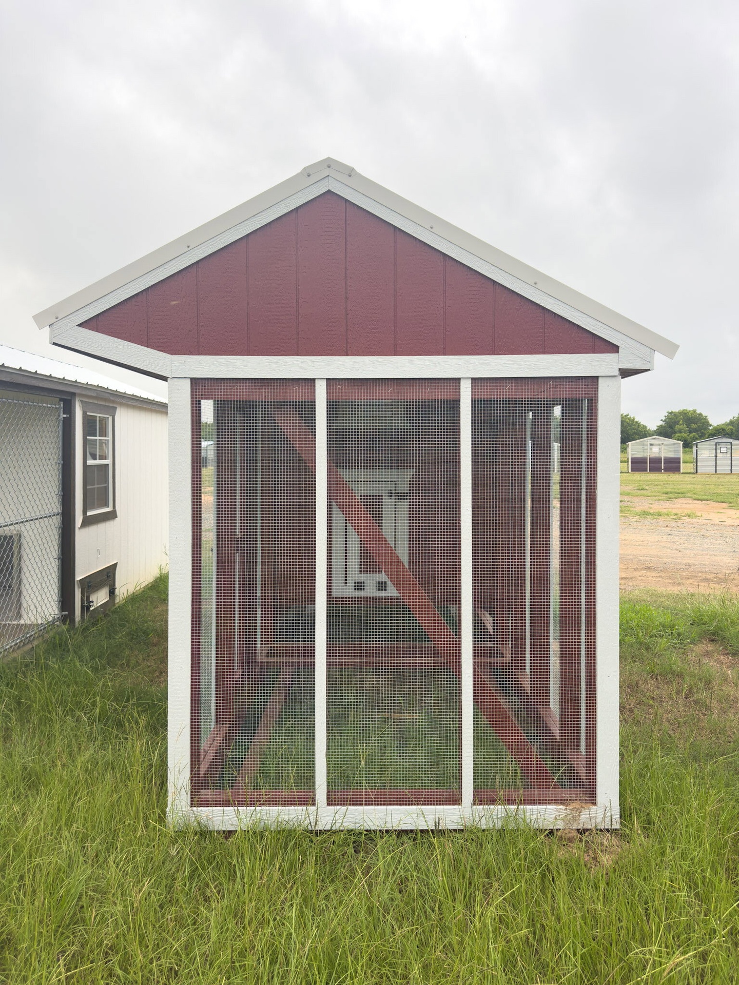 6x15x7 Cottage Style Chicken Coop & Run serial CSCR-8947-0615-080625