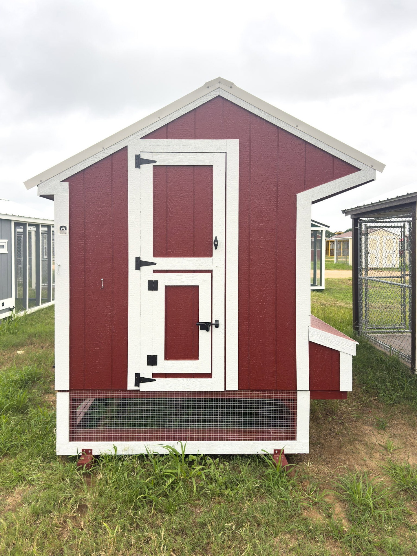6x15x7 Cottage Style Chicken Coop & Run serial CSCR-8947-0615-080625