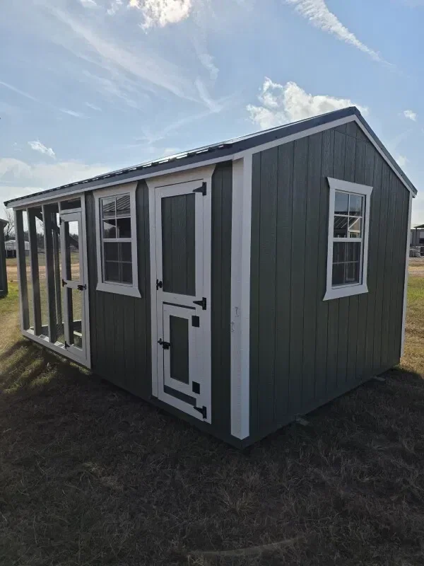 10x16 Deluxe Style Chicken Coop serial DCR-9109-1016-020925