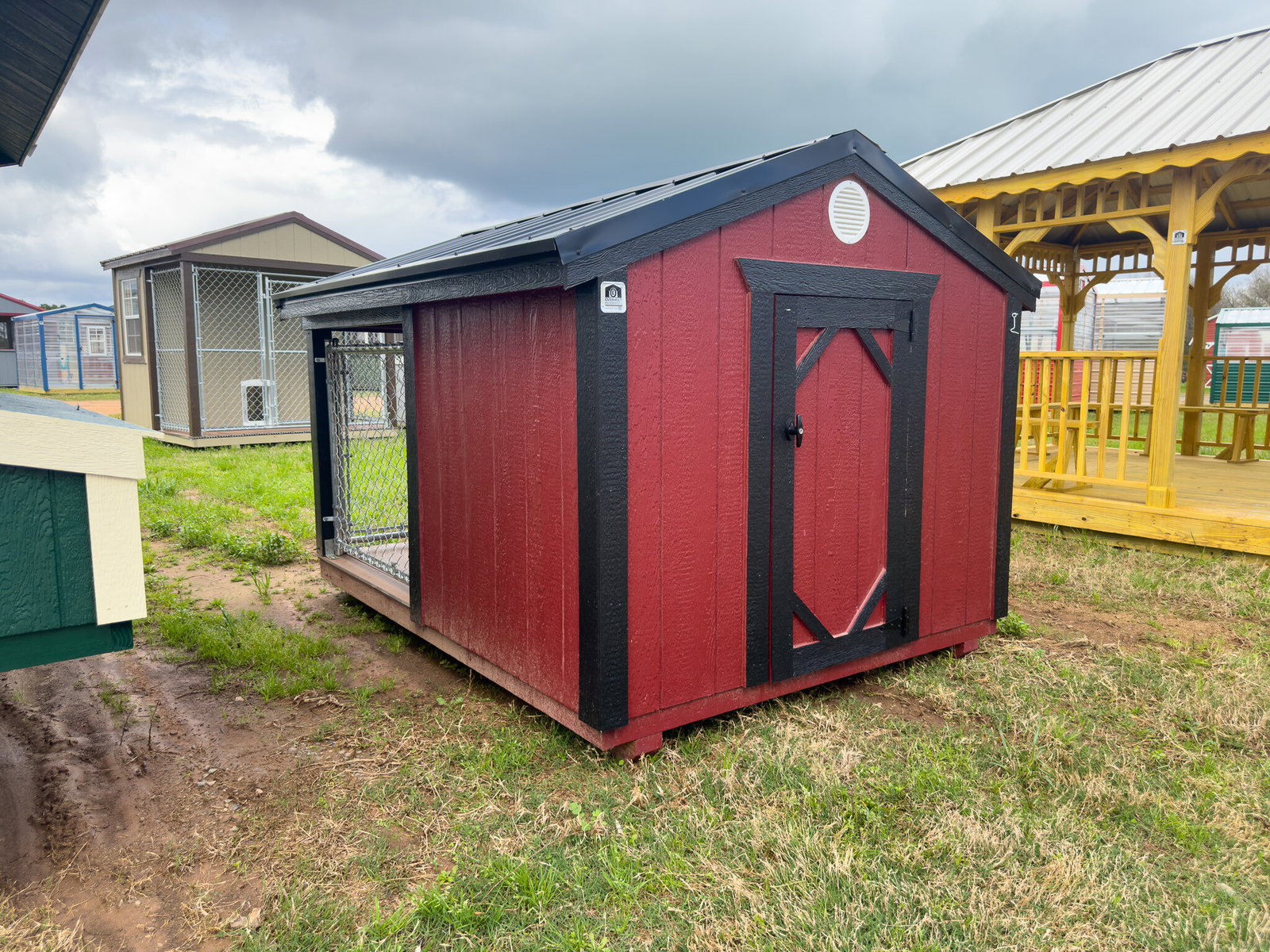 6x8 Low Profile Single Dog Kennel serial LPDK-7575-0608-071123