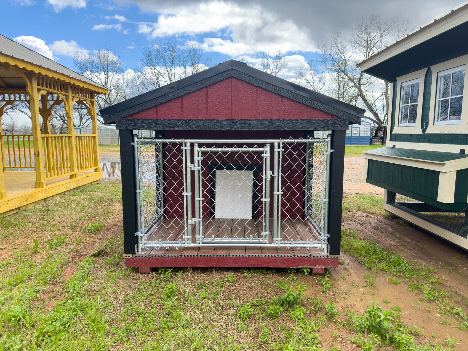 6x8 Low Profile Single Dog Kennel serial LPDK-7575-0608-071123