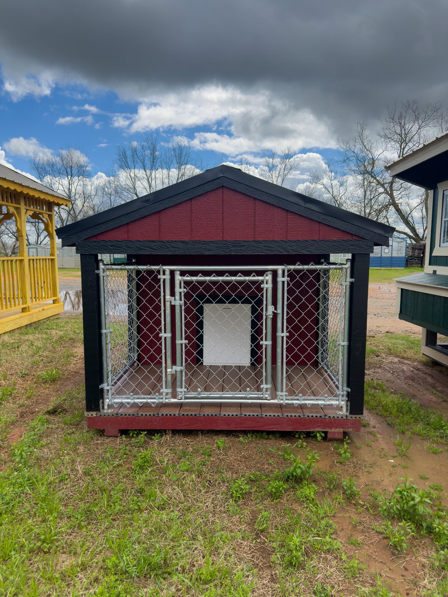 6x8 Low Profile Single Dog Kennel serial LPDK-7575-0608-071123