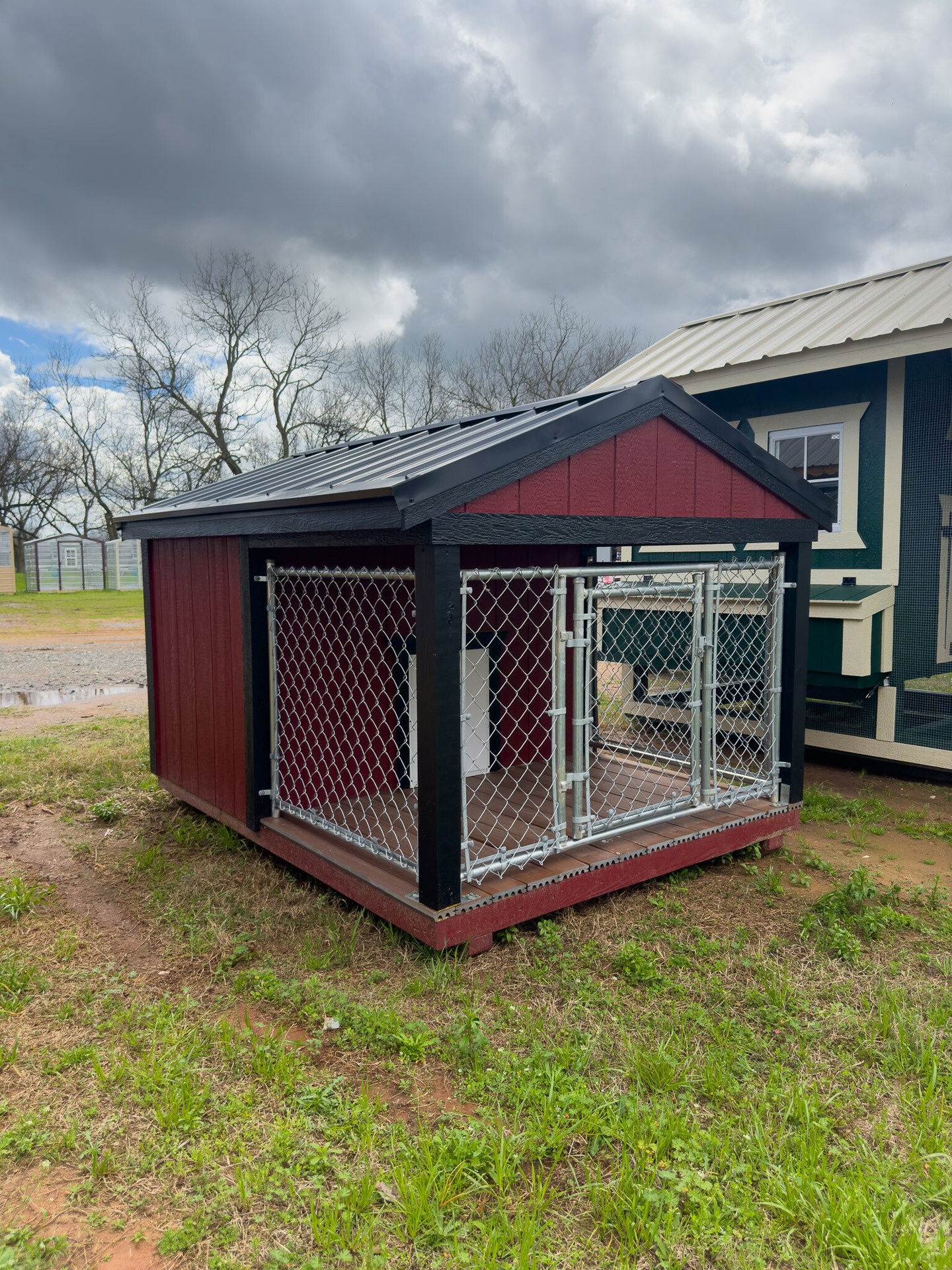 6x8 Low Profile Single Dog Kennel serial LPDK-7575-0608-071123