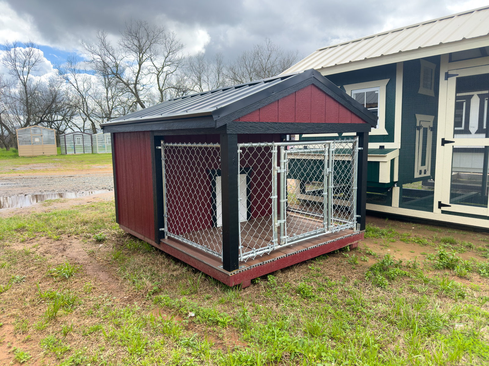 6x8 Low Profile Single Dog Kennel serial LPDK-7575-0608-071123