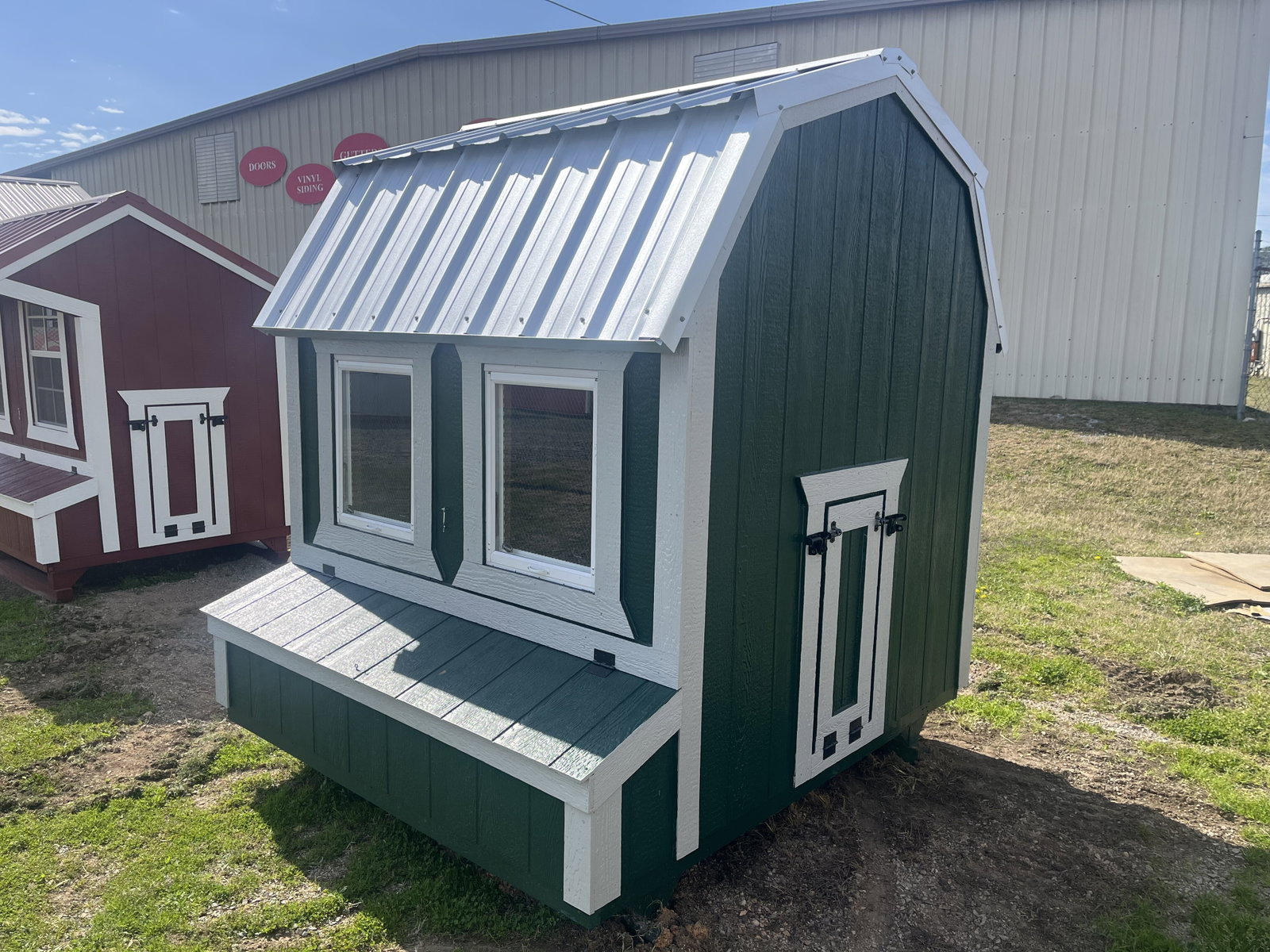 6x6 Barn Style Chicken Coop serial BSCC-8571-0606-210125