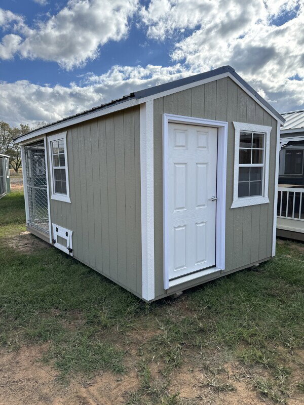 8x16 Double Deluxe Dog Kennel serial DDDK-8144-0816-210524