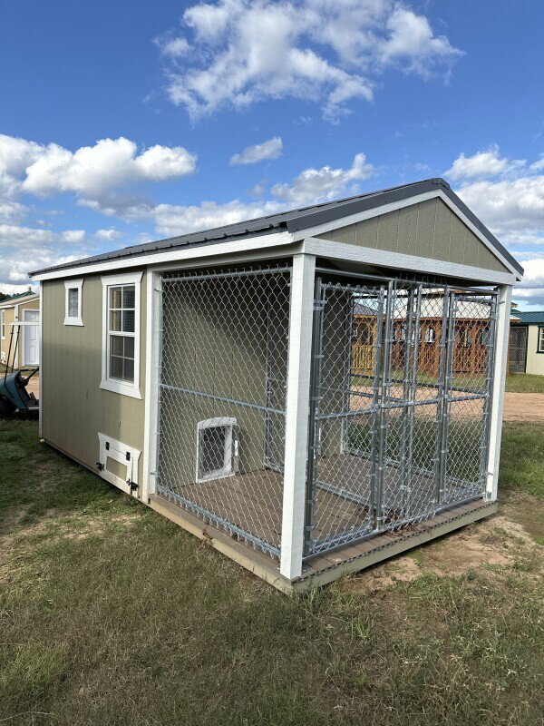 8x16 Double Deluxe Dog Kennel serial DDDK-8144-0816-210524