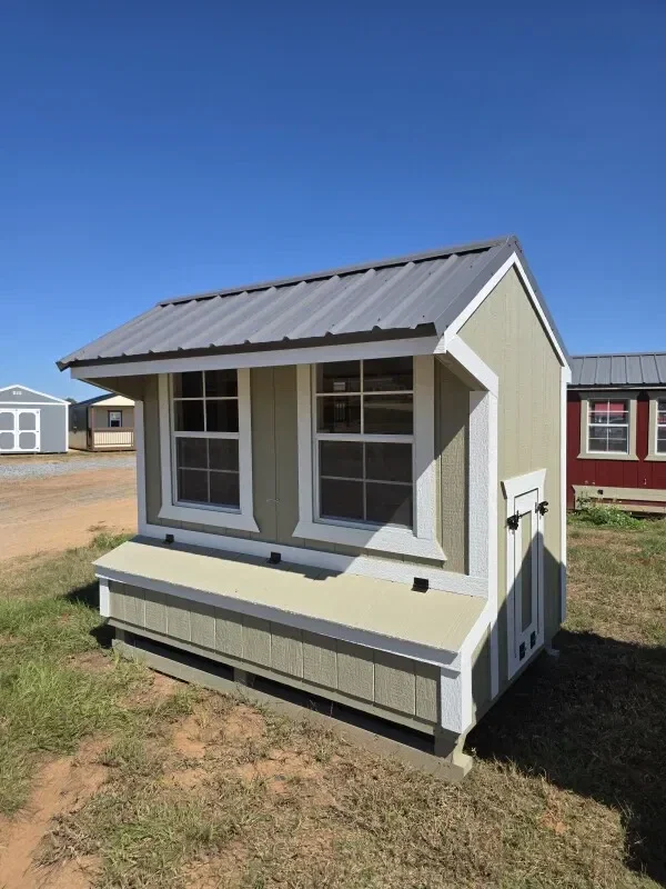 5x8 Cottage Style Chicken Coop serial CSCC-9050-0508-060825