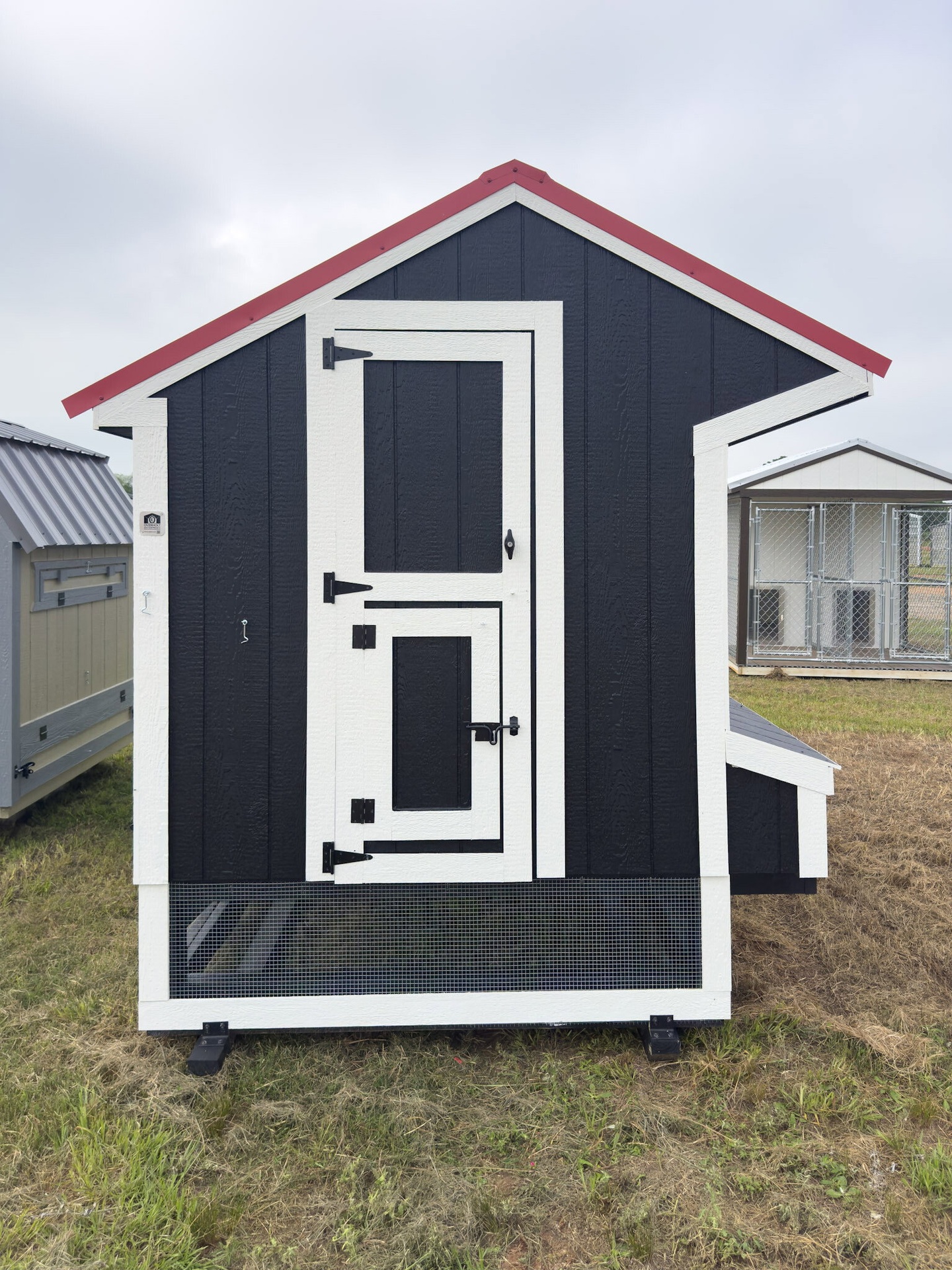 6x12 Cottage Style Chicken Coop & Run serial CSCR-8834-0612-140525