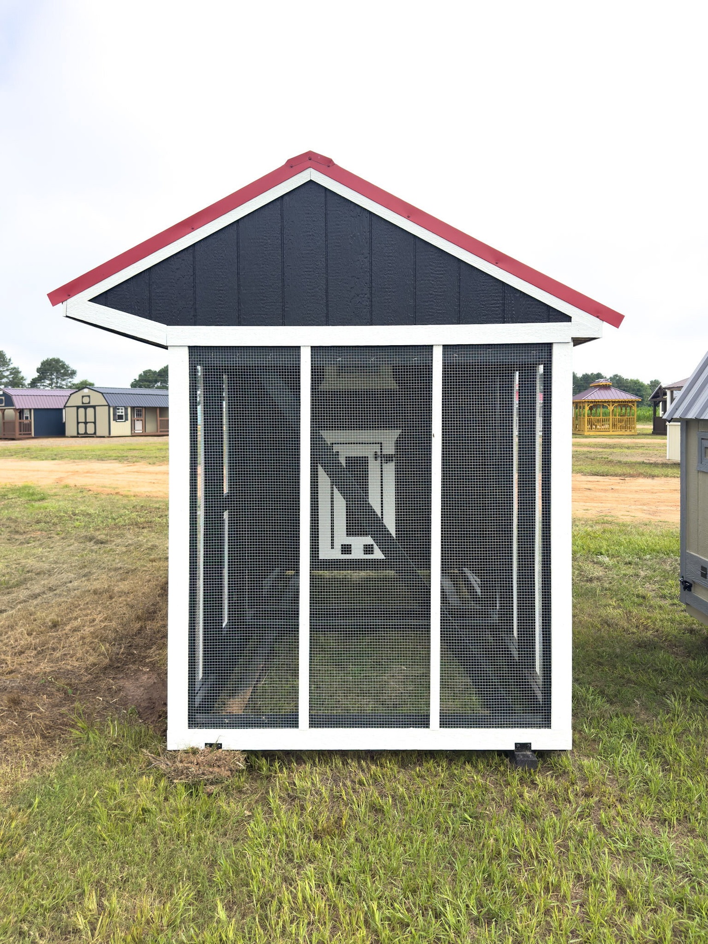 6x12 Cottage Style Chicken Coop & Run serial CSCR-8834-0612-140525