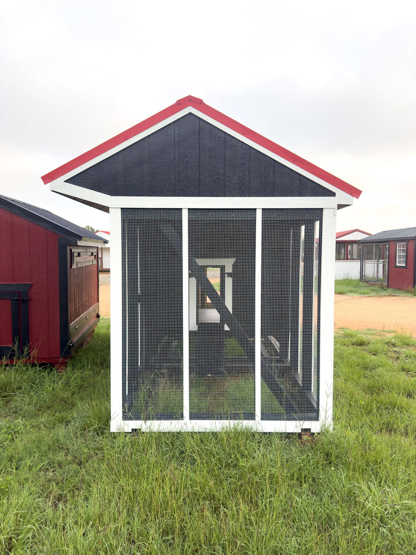 6x12 Cottage Style Chicken Coop & Run serial CSCR-8206-0612-190624