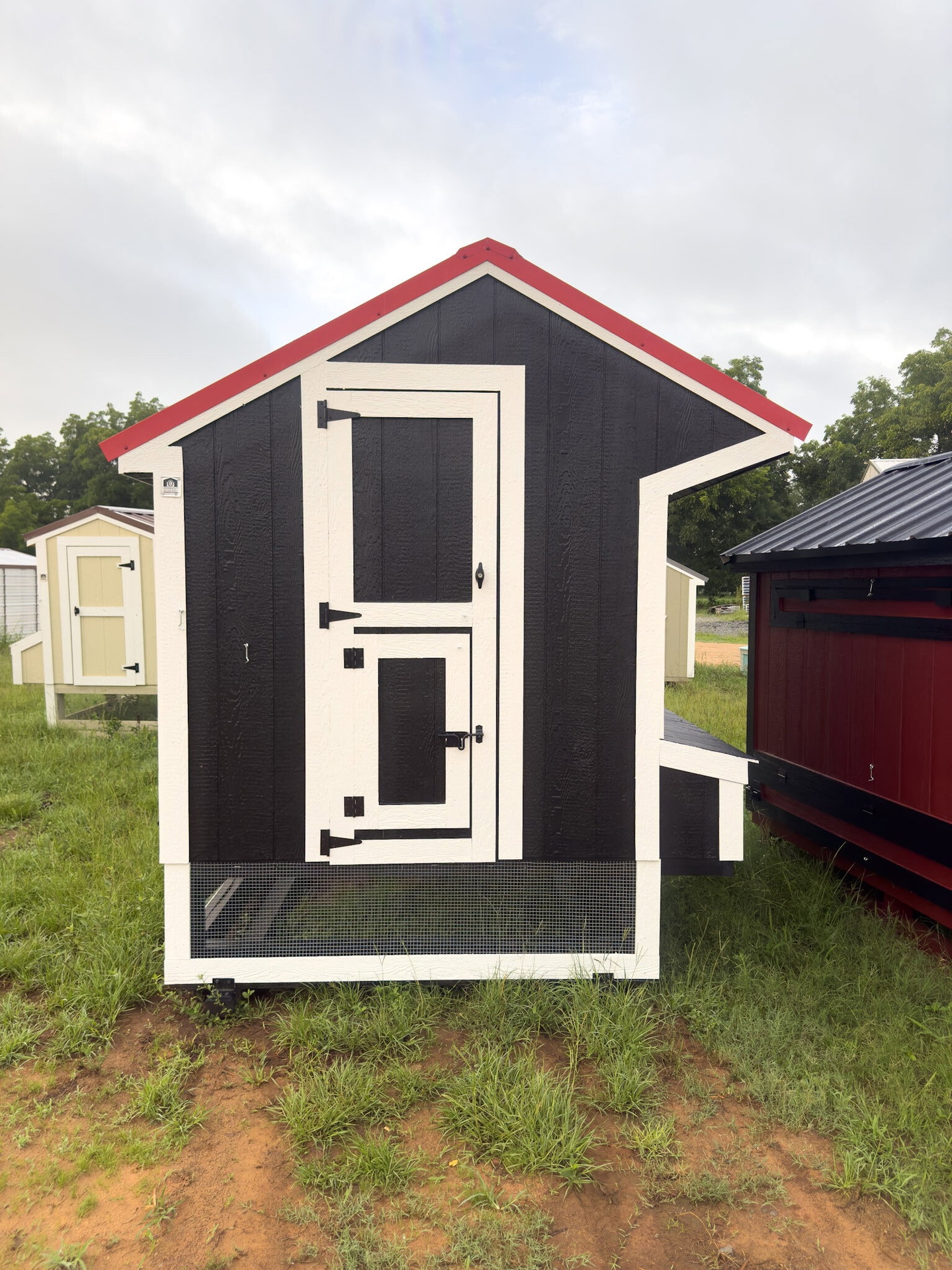 6x12 Cottage Style Chicken Coop & Run serial CSCR-8206-0612-190624