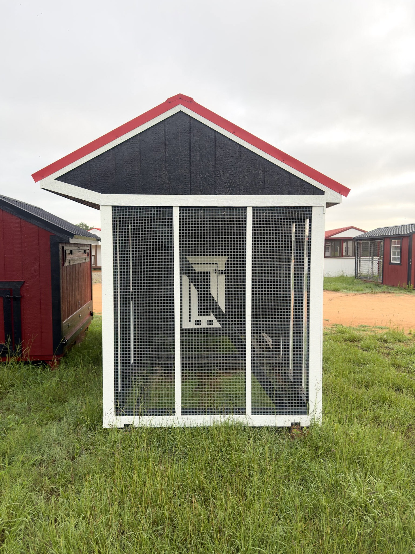6x12 Cottage Style Chicken Coop & Run serial CSCR-8206-0612-190624
