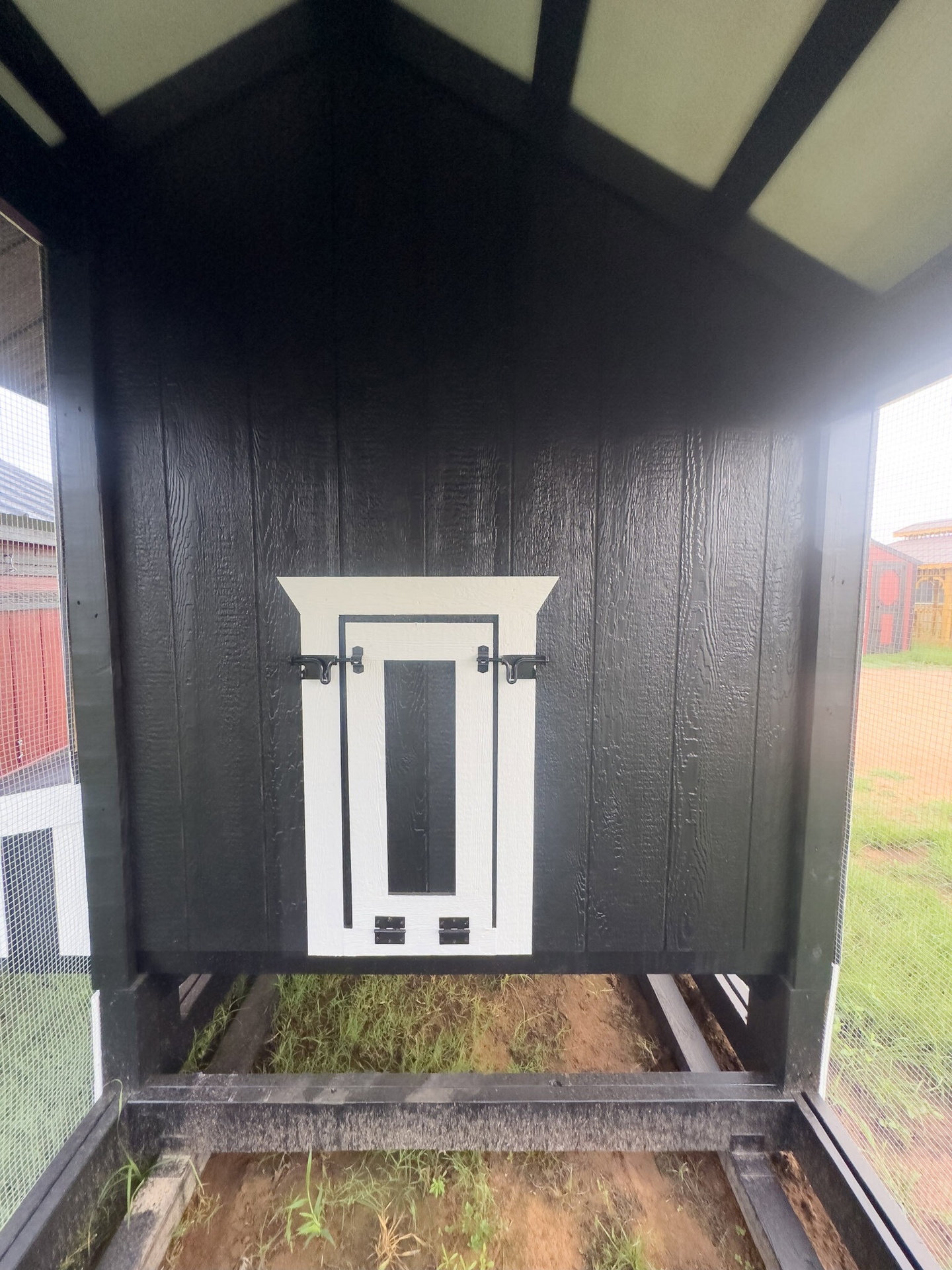 6x12 Cottage Style Chicken Coop & Run serial CSCR-8206-0612-190624