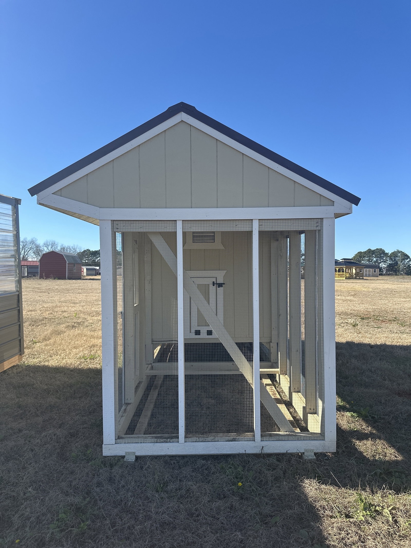 6x15x7 Cottage Style Chicken Coop & Run serial CSCR-7814-0615-260224