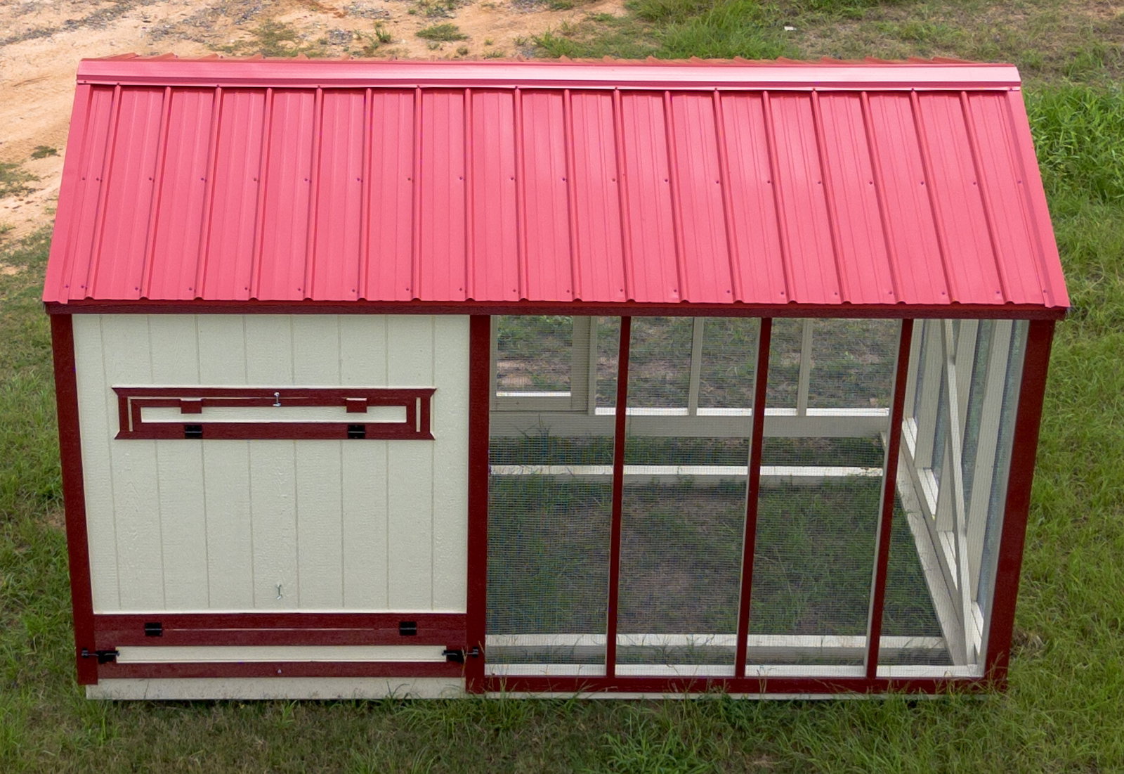 8x14 Deluxe Style Chicken Coop serial DCR-8933-0814-080625