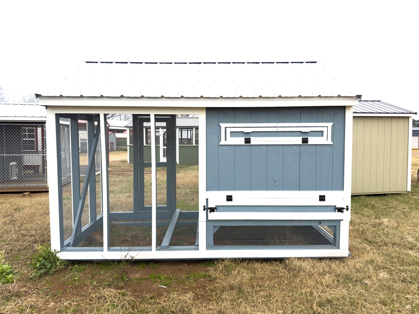 6x12 Cottage Style Chicken Coop & Run serial CSCR-8473-0612-221124