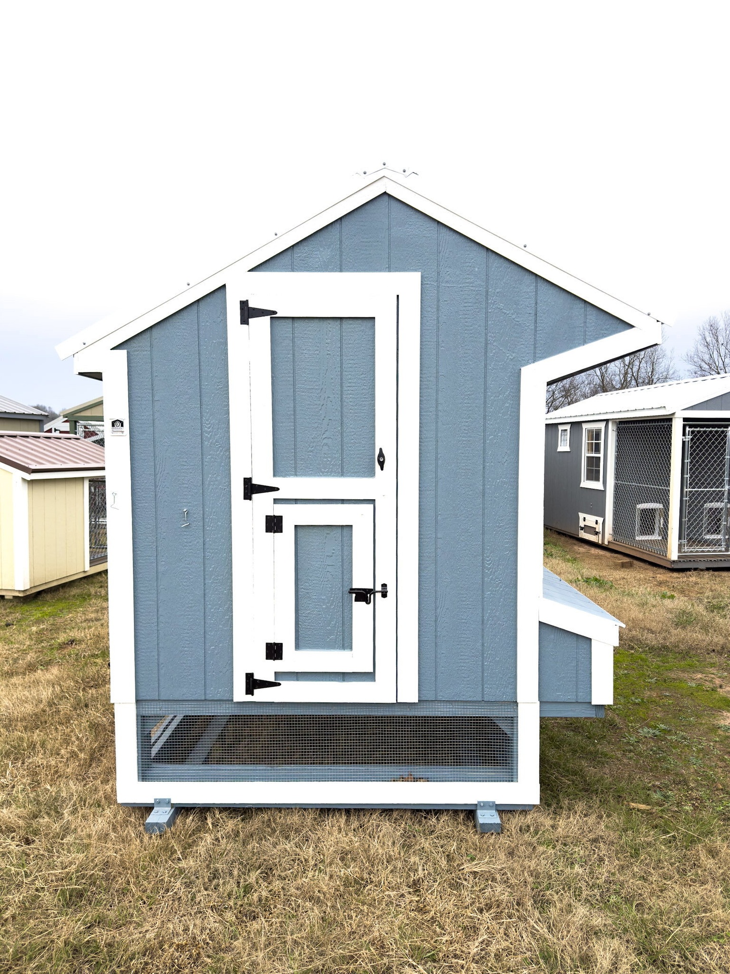 6x12 Cottage Style Chicken Coop & Run serial CSCR-8473-0612-221124