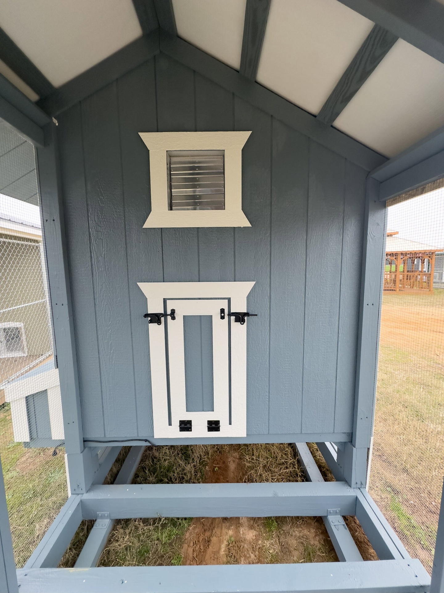 6x12 Cottage Style Chicken Coop & Run serial CSCR-8473-0612-221124