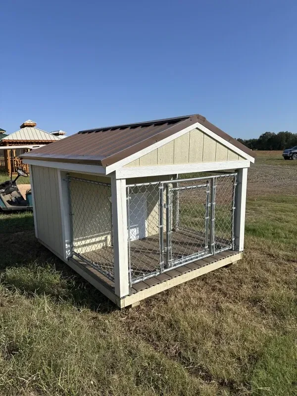 6x8 Low Profile Single Dog Kennel serial LPDK-8211-0608-190624